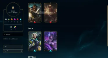 Conta Platina 4 Handmade + Skins