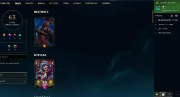 Conta League Of Legends