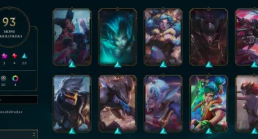 Acc LOL de 2014 Level 245 - Ouro IV - 93 Skins - Full Champs