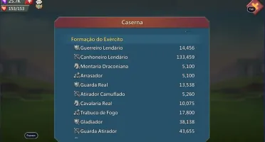 CONTA LORDS MOBILE COM TROPA T4 LIBERADA +- 140m de poder