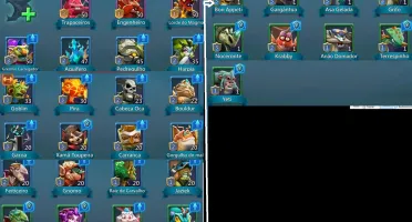 CONTA LORDS MOBILE COM TROPA T4 LIBERADA +- 140m de poder