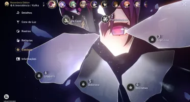 Conta Honkai Star Rail End Game focada em DoT e Quebra
