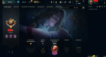 conta lol level 158