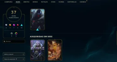 conta lol level 158