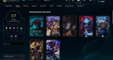 conta lol level 158