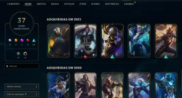 conta lol level 158