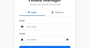 Pelada Manager Gestão Simples E Rápida Para O Futebol Amador