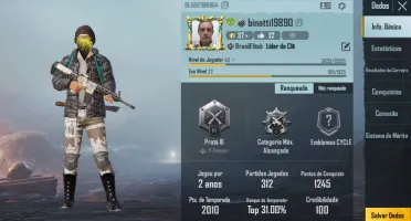 Vendo conta pubg mobile level 37