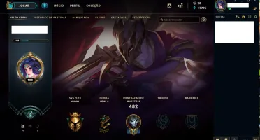 ACC LVL 108+150 SKINS+ TODOS CHAMPS+ BORDA PLATINA