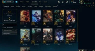 Vendo conta lvl 30 unranked League of legends