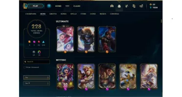 Conta League of Legends Platina