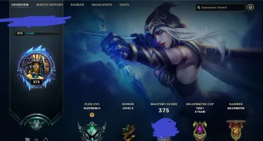 Conta League of Legends Platina