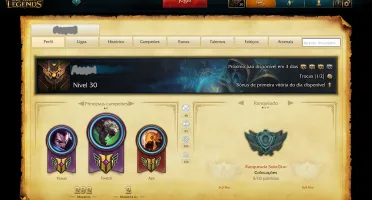 CONTA UNRANKED 5/0 + 102 CAMPEOES + 26 SKINS + 3 PAG RUNAS