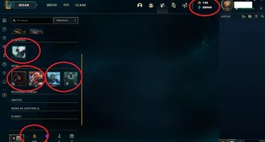 Conta lol DIAMANTE 4 com 68V e 35D, Barato!