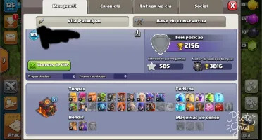 CONTA CLASH OF CLANS 2 contas cv10 e cv9