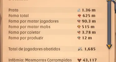 Conta Albion - 625M FAMA - Email Próprio