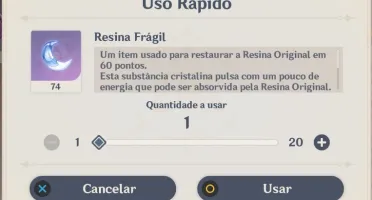 Conta Genshin Impact AR 48 Diluc + Childe + 2 Qiqi + Nahida