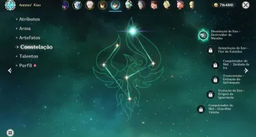 XIAO C1, KAZUHA, EULA, ZHONGLI, SHOGUN, HOMA + PRIMOGENS