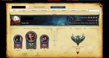 Prata 1 Com Skins Lendárias League Of Legends