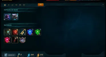 Prata 1 Com Skins Lendárias League Of Legends