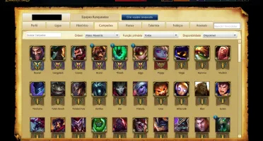 Prata 1 Com Skins Lendárias League Of Legends