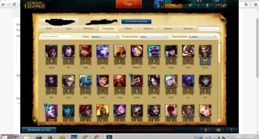 Conta no LoL Platina V 36 pdl 22 skin (UdyrGuardião)61champs