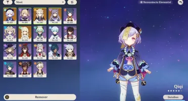 Conta Genshin Impact AR48 - 3 Personagens 5* - Armas 4*