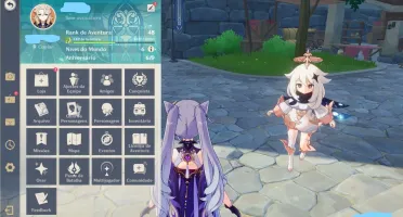 Conta Genshin Impact AR48 - 3 Personagens 5* - Armas 4*