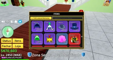 venda de conta blox fruit(level max com varios itens)