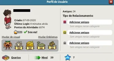 Conta Habbo vários Bons e Raros