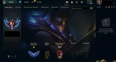 CONTA DIAMANTE 4 LOL (EMOTE MESTRE 2021)