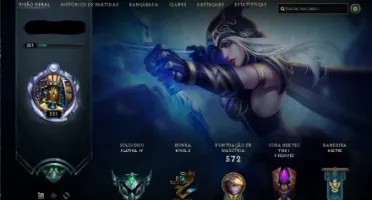 Conta lol Platina 4 todos os campõe + 175 skins.