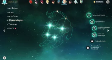 Genshin Ar 58 Eula + Raiden + Yelan ++++ (15) 5-Stars