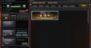 Conta Crossfire com personagem VIP + armas permanentes