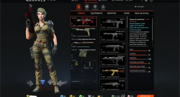 Conta Warface Lv 70