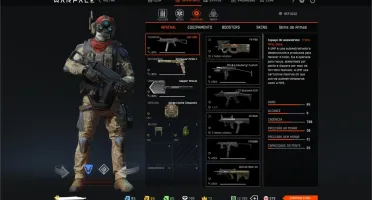 Conta Warface Lv 70