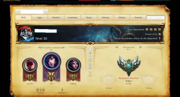 Conta league of legends, Prata 1, 102 Campeões 13 Skins