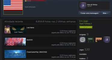 Conta csgo prime 14 anos 13k de horas