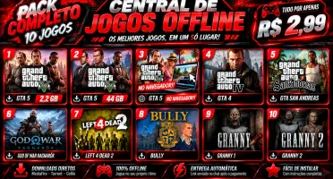 Pack 10 Jogos Completo + Site Organizado | Entrega Automátic
