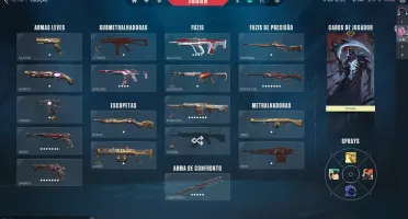 Conta valorant ascendente com muitas skins