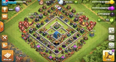 Clash of Clans cv 12 quase full