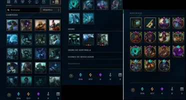 lol Platina5> ,tds champs,62 skin+ annie hextec+20pag runas!