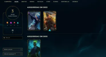 Smurf - League Of Legends - Platina 1 + 350 Rp + 20 Skins