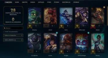 Smurf - League Of Legends - Platina 1 + 350 Rp + 20 Skins