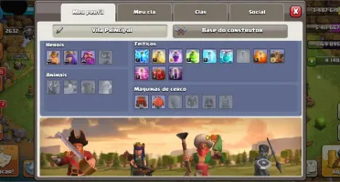 Clash of Clans CV 12 com + de 4000 gemas