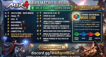 Mir4, Mir 4 Super Macro, faça tudo no automatico full