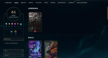 Esmeralda 2 com 50 Champs e 46 Skins