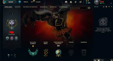 Conta League of Legends Platina 4