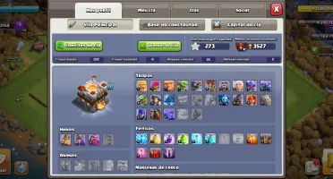 Clash of clans, cv10 full. Atualmente recém cv11