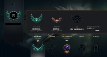 Conta smurf platina 2